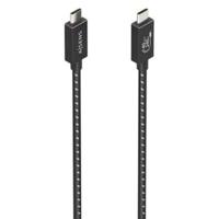 AISENS A156-0867 USB4-kabel Gen3X2, aluminium, 40 Gbit/s, 8K bij 60Hz, 5A, 48V, 240W, E-merk, type USB-C/M-USB-C/M, zwart, 1m - thumbnail