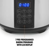 Tristar RK-6138 Stoomkoker Met display, Rijstkookfunctie, Anti-aanbaklaag, Met maatbeker, Timerfunctie Staal - thumbnail