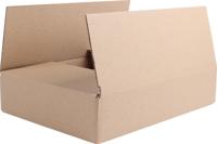 Verzenddoos, enkele golf, bruin, ft 305 x 220 x 60 mm - thumbnail