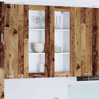 Hangkast met plank Riga Oud Hout 80 x 31 x 100 cm Bewerkt hout Hangkast met plank Riga Oud Hout 80 x 31 x 100 cm Bewerkt hout