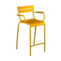 Fermob Luxembourg barkruk met arm H70 Honey - thumbnail