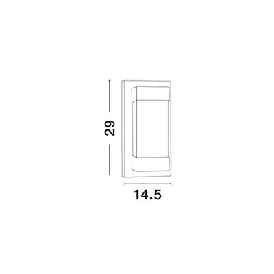 Lyora Zwarte wandlampLeto design - 9060203