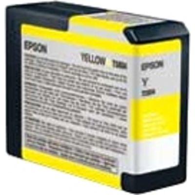Epson Inktcartridge T5804 Origineel Geel C 13 T 580400 Epson Inktcartridge T5804 Origineel Geel C 13 T 580400