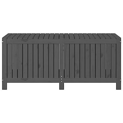 Tuinbox 147x68x64 cm massief grenenhout grijs - thumbnail