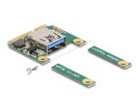 DeLOCK Mini PCIe I/O 1 x USB 2.0 Type-A female full size / half size controller - thumbnail