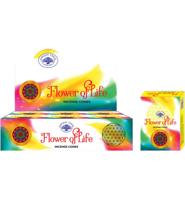 Green Tree Kegelwierook flower of life 10 Stuks - thumbnail