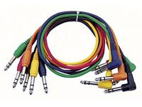 DAP DAP FL15 - 6 coloured bal. patch straight > 90° 30 cm, zwart - thumbnail