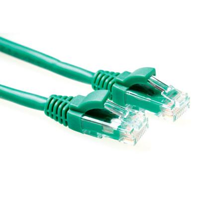 ACT Groene 3 meter U/UTP CAT6 patchkabel component level met RJ45 connectoren ACT Groene 3 meter U/UTP CAT6 patchkabel component level met RJ45 connectoren