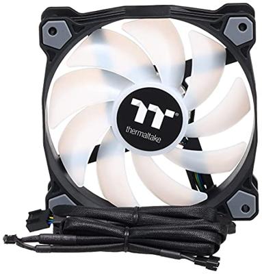 Thermaltake 3x Pure 12 ARGB Sync PC-ventilator Zwart, RGB (b x h x d) 120 x 120 x 25 mm Incl. LED-verlichting Thermaltake 3x Pure 12 ARGB Sync PC-ventilator Zwart, RGB (b x h x d) 120 x 120 x 25 mm Incl. LED-verlichting