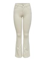 Only Onlblush Mid Flared Dnm Dot019 Noos 15230778 Flare Ecru - thumbnail