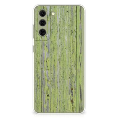Samsung Galaxy S21FE | Bumper Hoesje | Green Wood