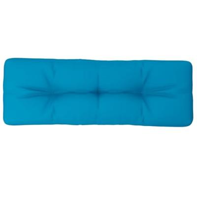 VidaXL Palletkussen 120x40x12 cm stof lichtblauw
