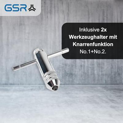 GSR 00708090 Schroefdraadsnijderset 56-delig HSS-G Metrisch M3 - M18, M20