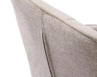 Giga Living - Eetkamerstoel Stof Donkergrijs - Nolan - Set van 2 - thumbnail