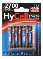 HyCell HR06 2700 Oplaadbare AA batterij (penlite) NiMH 2400 mAh 1.2 V 4 stuk(s) - thumbnail