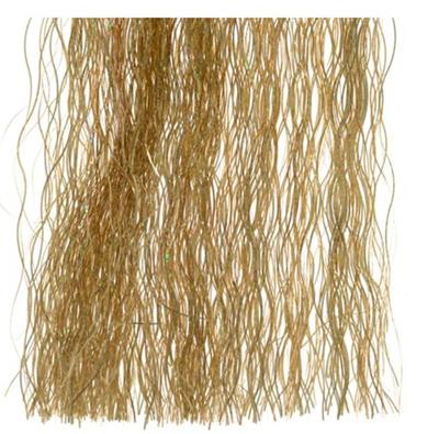 Decoris lametta vinyl kerstversiering glans goud/laser 50x40 cm