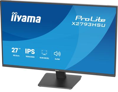 Iiyama ProLite LED-monitor Energielabel C (A - G) 68.6 cm (27 inch) 1920 x 1080 Pixel 16:9 1 ms IPS LED
