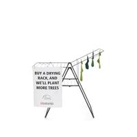 Brabantia HangOn Droogrek 20 m Droogruimte Mat Zwart - thumbnail