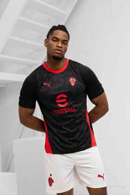 PUMA AC Milan Trainingsshirt 2025-2026 Zwart Rood