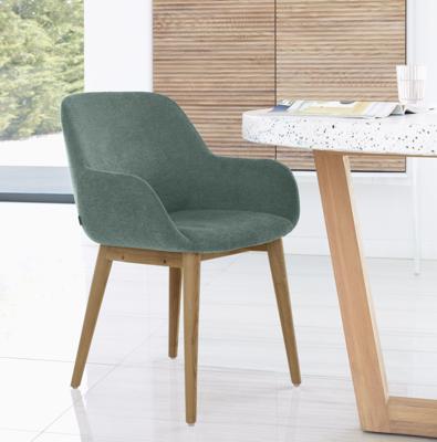 Kave Home Eetkamerstoel 'Konna' kleur Donkergroen Kave Home Eetkamerstoel 'Konna' kleur Donkergroen