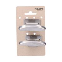 Deurhanger EDM 85576 Roestvrij staal Kleding 2 Stuks - thumbnail