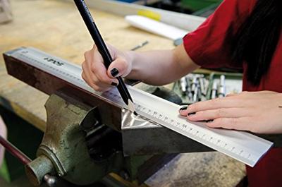 Sola Werkplaatsliniaal 300x50x5mm ALU LAB300, gedrukte maatverdeling mm/cm - 56100101 - 56100101 Sola Werkplaatsliniaal 300x50x5mm ALU LAB300, gedrukte maatverdeling mm/cm - 56100101 - 56100101