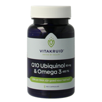 Vitakruid Q10 Ubiquinol 50 mg & Omega 3 450 TG 60 Capsules - thumbnail