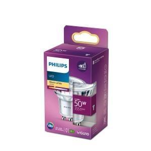 Philips LED 77413400 LED-lamp Energielabel F (A - G) GU10 Reflector 4.6 W = 50 W Warmwit (Ø x h) 5 cm x 50 mm 1 stuk(s)