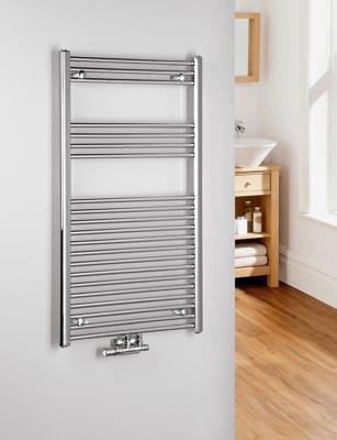 Handdoekradiator Sapho Alya Recht 60x111.8 cm Chroom