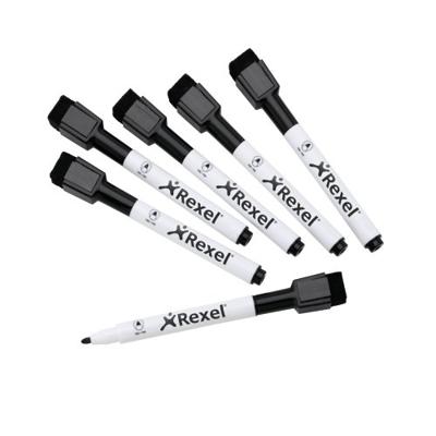 Whiteboard-marker Nobo Zwart 6 Stuks (6 Stuks) Whiteboard-marker Nobo Zwart 6 Stuks (6 Stuks)