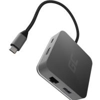 Green Cell AK61 notebook dock & poortreplicator USB 3.2 Gen 1 (3.1 Gen 1) Type-C Zilver - thumbnail