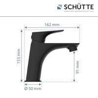 Schütte Wastafelkraan BOSTON (Zwart mat) - thumbnail