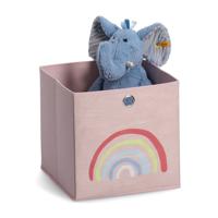 Opbergdoos Regenboog - Roze - 28 cm - thumbnail