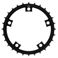 Enduo Kettingblad 56t cargo 5-b 130-bcd cl-46.7mm - zwart - thumbnail