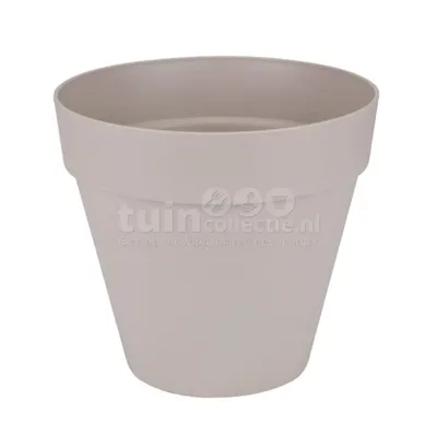 Elho loft urban bloempot rond 25 cm warm grey