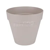 Elho loft urban bloempot rond 25 cm warm grey - thumbnail