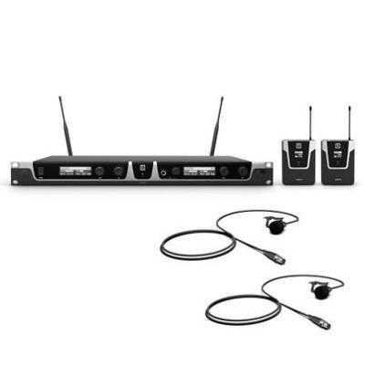 LD Systems U500 serie BPL 2 Draadloze dasspeld microfoon systeem met transmitter en bodypacks