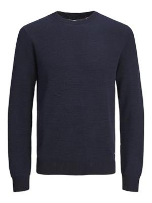 Jack & Jones Jjeglobe Knit Crew Neck Noos Trui Mood Indigo