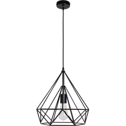 Hanglamp Scandinavian 50 cm 1 Lichts Mat Zwart Modern Hanglamp Scandinavian 50 cm 1 Lichts Mat Zwart Modern