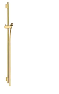 Hansgrohe Unica S Puro glijstang 90 cm met doucheslang, Polished Gold Optic Hansgrohe Unica S Puro glijstang 90 cm met doucheslang, Polished Gold Optic