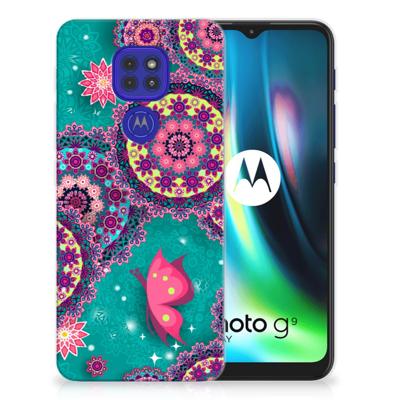 Motorola Moto G9 Play | E7 Plus | Hoesje maken | Cirkels en Vlinders Motorola Moto G9 Play | E7 Plus | Hoesje maken | Cirkels en Vlinders