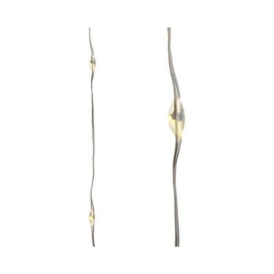 micro LED strengverlichting basic op batterij 195cm-40L zilver warm wit Lumineo - Lumineo micro LED strengverlichting basic op batterij 195cm-40L zilver warm wit Lumineo - Lumineo