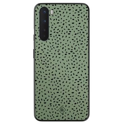 OnePlus Nord hoesje - Green confetti