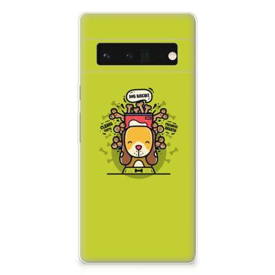 Google Pixel 6 Pro Telefoonhoesje met Naam Doggy Biscuit Google Pixel 6 Pro Telefoonhoesje met Naam Doggy Biscuit