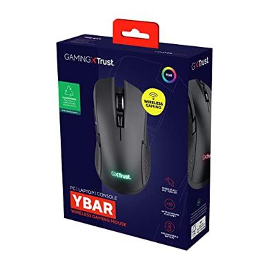 Trust GXT 923 YBAR Draadloze Zwarte Gaming Muis - thumbnail