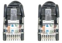 Intellinet 342056 RJ45 Netwerkkabel, patchkabel CAT 6 U/UTP 1.50 m Zwart 1 stuk(s) - thumbnail