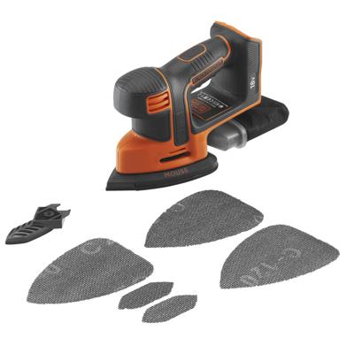 BLACK+DECKER BDCDS18N Delta schuurmachine | 18 Volt | Excl. accu's en lader - BDCDS18N-XJ