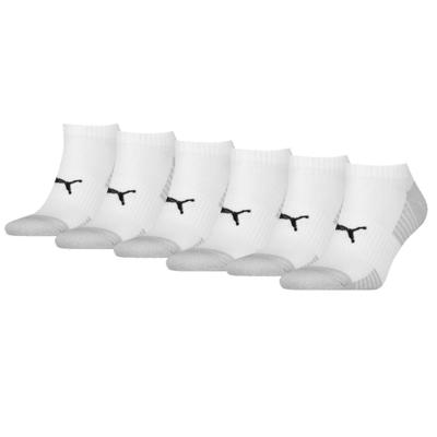 Puma Sport Cushioned Sneakersokken Light 6-pack Wit-43/46