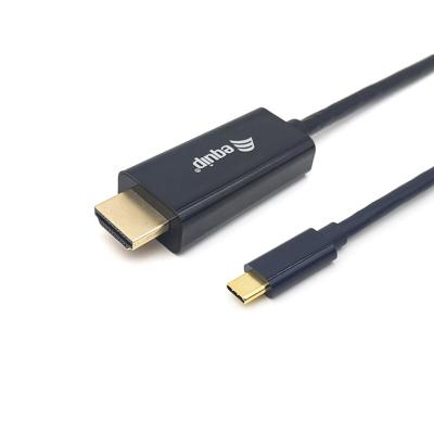 Equip 133412 video kabel adapter 2 m USB Type-C HDMI Type A (Standaard) Zwart