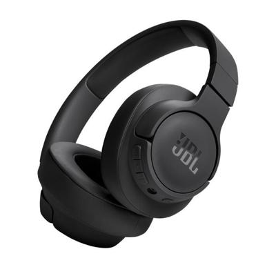 JBL Tune 720BT draadloze on-ear koptelefoon in zwart - Met JBL Pure Bass Sound, Bluetooth 5.3, handsfree bellen, audiokabel en 76 uur batterijduur